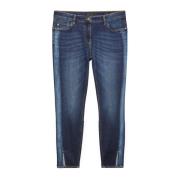 Fiorella Rubino Slim Fit Jeans med nyanserade kanter Blue, Dam