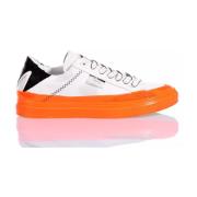 Mimanera Handgjorda Vita Fluorescerande Sneakers White, Herr