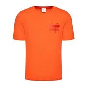 Diadora Kortärmad T-shirt Orange, Herr