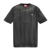 Diesel T-shirt med logotyp T-Adjust-K8 Gray, Herr