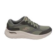 Skechers Herr Sportiga Sneakers Green, Herr