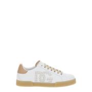 Dolce & Gabbana Vita Sneakers med Portofino Logo White, Herr