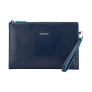 Piquadro Slimmat iPad Mini Fodral med Glasögonficka Blue, Herr