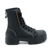 Vic Matié Svart Tekniskt Tyg Roccia Boot Black, Dam