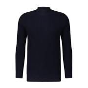 Gran Sasso Ull Turtleneck Tröja Blue, Herr