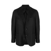 Lardini Svart Special Line Drop 7 Jacka Black, Herr