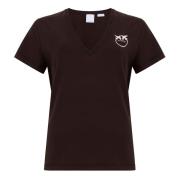 Pinko Bruna T-shirts och Polos Brown, Dam