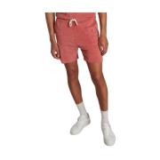 Harmony Cranberry Bomull Terry Shorts Pink, Herr