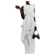 A.w.a.k.e. Mode Deconstructed Skirt med Ärmrem White, Dam