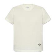 Bottega Veneta T-shirt med logopatch White, Dam