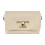 Tod's Mjuk Läder Mikroväska Beige, Dam