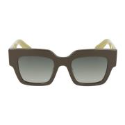 Kaleos Fyrkantiga Acetat Solglasögon Simone Green, Unisex