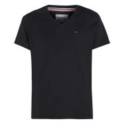 Tommy Hilfiger V-ringad T-shirt Black, Herr