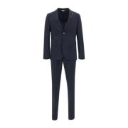 Manuel Ritz Elegant Suit Set for Men Blue, Herr