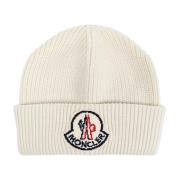 Moncler Keps med logopatch Beige, Herr