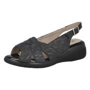 Pitillos Esparto wedges Black, Dam