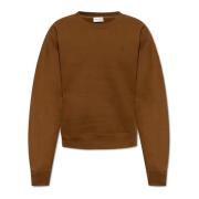 Saint Laurent Sweatshirt med logotyp Brown, Herr