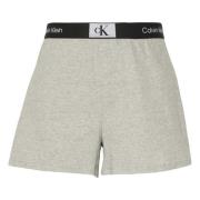 Calvin Klein Bekväma Sleep Shorts Gray, Dam