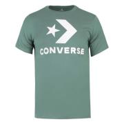 Converse Go-To Star Chevron Logo Standard-Fit T-Shirt Green, Herr