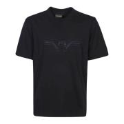 Emporio Armani T-Shirts Blue, Herr