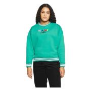 Karl Kani Retro College Hoodie Green, Dam