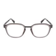 Mykita Modernt fyrkantigt metallramglasögon Gray, Unisex