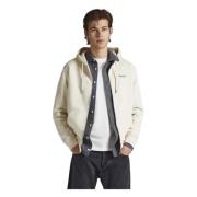 Pepe Jeans Edward Zip Hoodie Beige, Herr