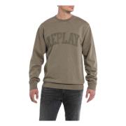 Replay Sweatshirt Hoodie Brown, Herr