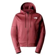 The North Face Reaxion Fl Fz Hd Hoodie Pink, Dam