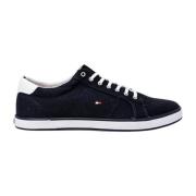 Tommy Hilfiger Blå Sneakers Gummisula Herr Blue, Herr