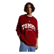 Tommy Hilfiger NY Varsity Hoodie Red, Herr