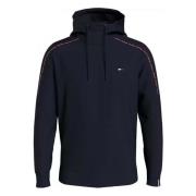 Tommy Hilfiger Piping Hoody Sweatshirt Blue, Herr