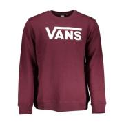 Vans Rosa Logo Print Crewneck Sweatshirt Brown, Herr