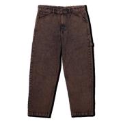 Volcom Kraftsman Denim Långa byxor Brown, Herr