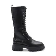 ASH Studded Höga Ankelboots Black, Dam