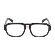 Dolce & Gabbana Stiliga Pilotbågglasögon Black, Unisex