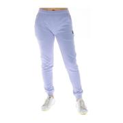 Superdry Lila tryckta framfickbyxor Blue, Dam