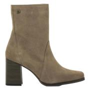 Mustang Ankelboots Beige, Dam