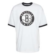 New Era NBA Brooklyn Nets Team Logo Mesh Os T-shirt White, Herr