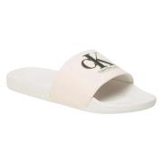 Calvin Klein Jeans Sliders White, Herr