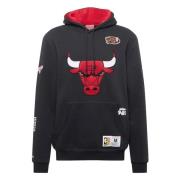 Mitchell & Ness Chicago Bulls NBA All Over Crew Hoodie Black, Herr