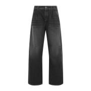 Brunello Cucinelli Svart Stone Jeans Black, Dam