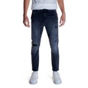 Antony Morato Cropped Jeans Kollektion Bomull Elastan Black, Herr