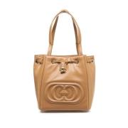 La Carrie Beige Bucket Bag Backpack Beige, Dam