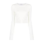 Wardrobe.nyc Long Sleeve Tops White, Dam