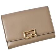 Fendi Vintage Pre-owned Laeder plnbcker Beige, Dam