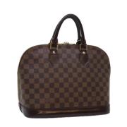 Louis Vuitton Vintage Pre-owned Canvas handvskor Brown, Dam