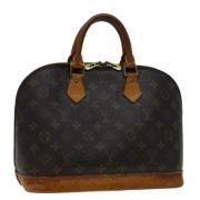 Louis Vuitton Vintage Pre-owned Canvas handvskor Brown, Dam