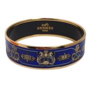 Hermès Vintage Pre-owned Metall armband Blue, Dam