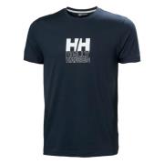 Helly Hansen Kärn Grafisk T-shirt Blue, Herr